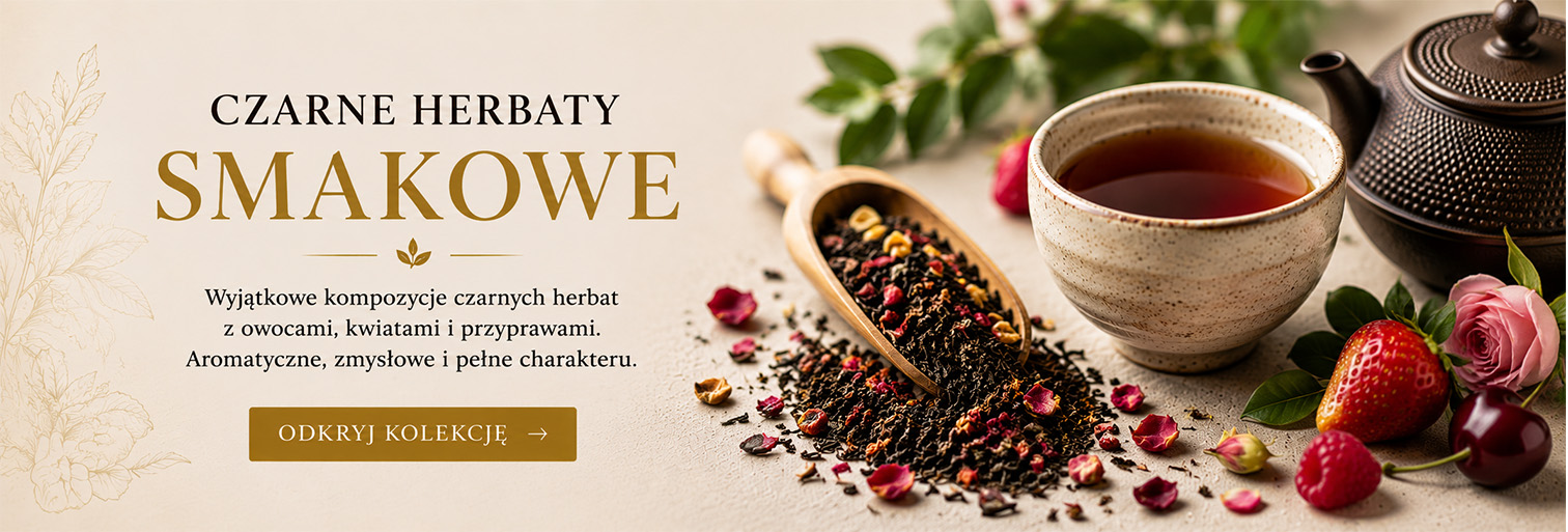 Smakowe czarne herbaty liściaste Leo Tea